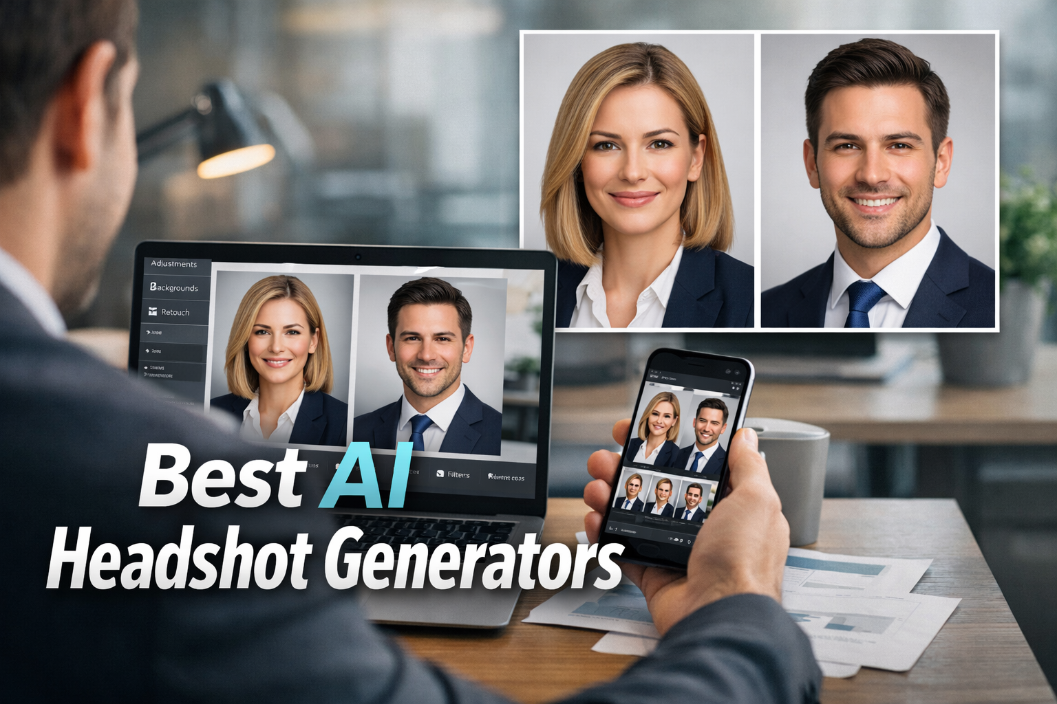 Best AI headshot generator tools for creating realistic LinkedIn and professional business profile photos